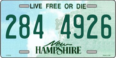 NH license plate 2844926