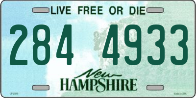 NH license plate 2844933