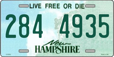 NH license plate 2844935