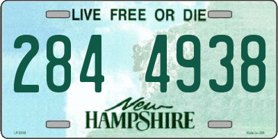 NH license plate 2844938