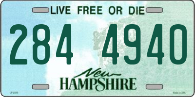 NH license plate 2844940