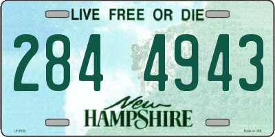 NH license plate 2844943