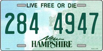NH license plate 2844947