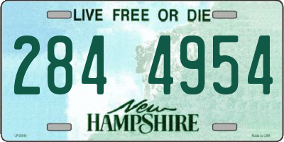 NH license plate 2844954