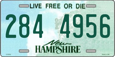 NH license plate 2844956