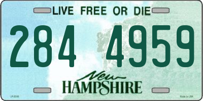 NH license plate 2844959