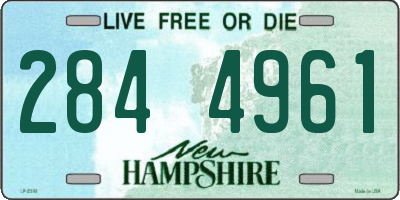 NH license plate 2844961