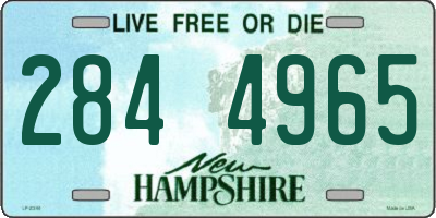 NH license plate 2844965