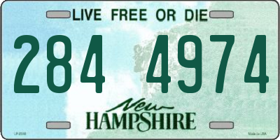 NH license plate 2844974