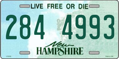 NH license plate 2844993