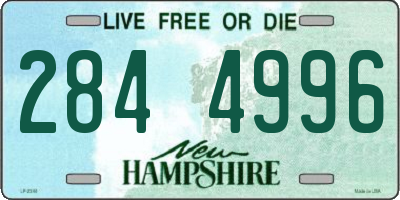 NH license plate 2844996