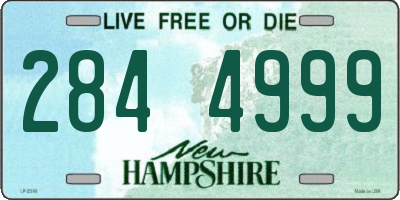 NH license plate 2844999