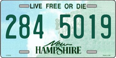 NH license plate 2845019