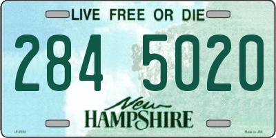 NH license plate 2845020