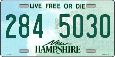 NH license plate 2845030