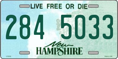 NH license plate 2845033