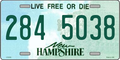NH license plate 2845038