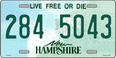 NH license plate 2845043