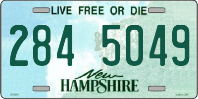 NH license plate 2845049