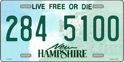 NH license plate 2845100