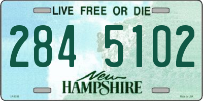 NH license plate 2845102