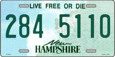 NH license plate 2845110