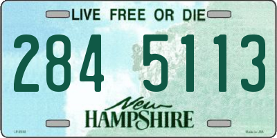 NH license plate 2845113