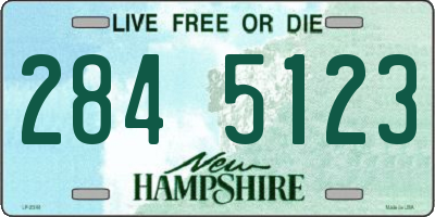 NH license plate 2845123