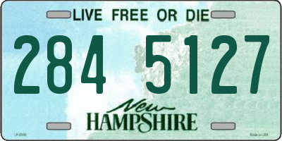 NH license plate 2845127