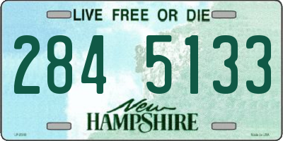NH license plate 2845133