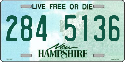 NH license plate 2845136