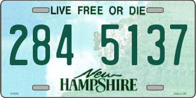 NH license plate 2845137