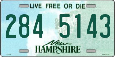 NH license plate 2845143