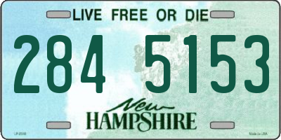 NH license plate 2845153