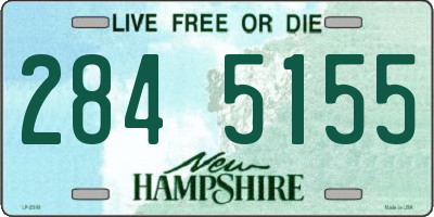 NH license plate 2845155