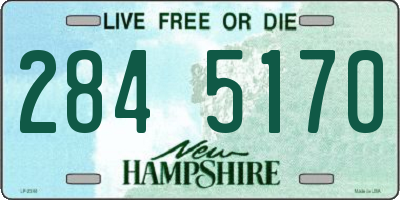 NH license plate 2845170
