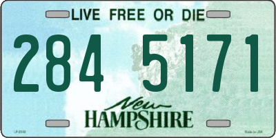 NH license plate 2845171