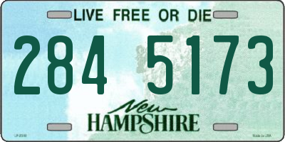 NH license plate 2845173