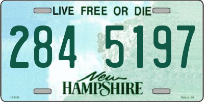 NH license plate 2845197