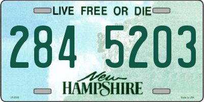NH license plate 2845203