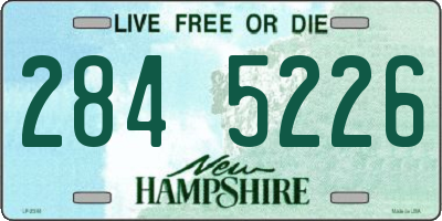 NH license plate 2845226