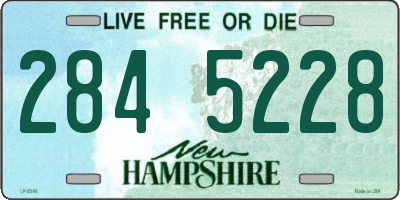 NH license plate 2845228