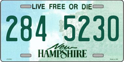 NH license plate 2845230