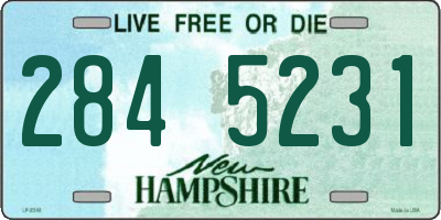 NH license plate 2845231
