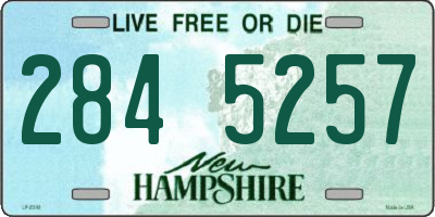 NH license plate 2845257