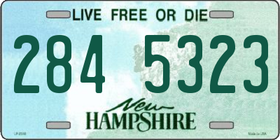 NH license plate 2845323