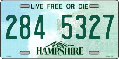 NH license plate 2845327