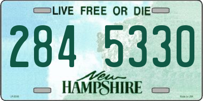 NH license plate 2845330