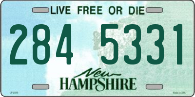 NH license plate 2845331