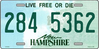 NH license plate 2845362